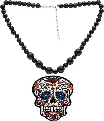 Immagine prodotto di Collana Halloween teschio Messico