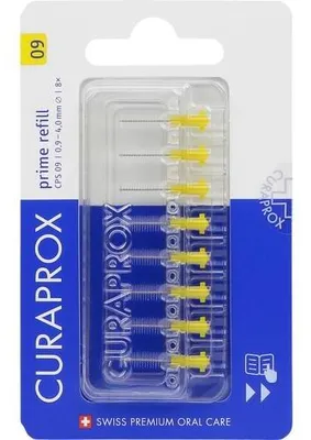 Obrázok produktu pre CURAPROX 73340425 CURAPROX Interdentalbürsten-Aufsätze CPS 09 Prime, 8 St.