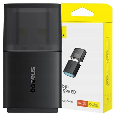 Produktbild von Baseus 300Mb/s USB Netzwerkadapter BS-OH169, Schwarz