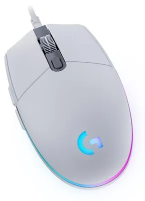 Zdjęcie produktu dla Mysz gamingowa z regulowanym podświetleniem LIGHTSYNC RGB. Kolor: biały. Model: G203