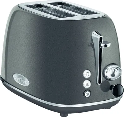 Obrázek produktu pro ProfiCook PC-TA 1193, 2 krajíců, Antracit, Nerezová ocel, Kov, Páčka, 815 W, 220 - 240 V
