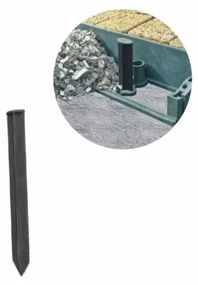 Image de Ancre en plastique 25cm x 3cm | Bordure Jardin | Bordures de Jardin