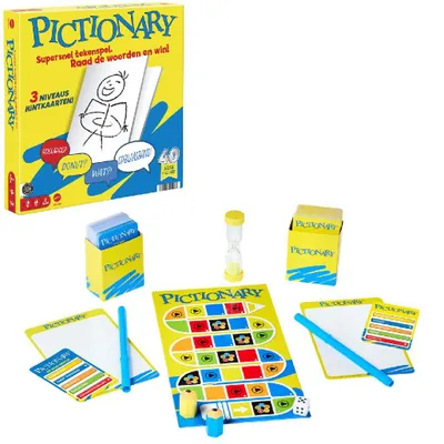 Produktbild von Games Pictionary , Brettspiel, Zeichnung, 8 Jahr(e), 30 min, Familienspiel