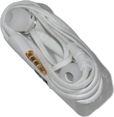 Produktbild von Kopfhörer für Original Samsung Galaxy A3 (2017) ?SM-A320F weiß In-Ear earphone Headset Ohrhörer 3,5mm Stereo Sound 900 + Emiro Pad