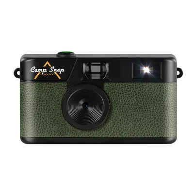 Obrázok produktu pre Camp Snap CS-V105 - Retro digitálny fotoaparát s vintage vzhľadom, s vintage fotografickými efektmi, bez displeja, 8 Mpx, USB-C, slot SD, zelený