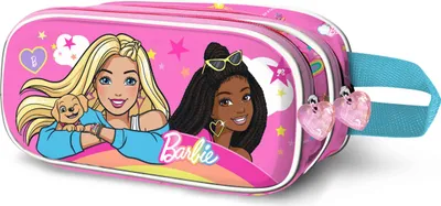 Produktbild von Barbie Rainbow 3D Doppelfedermäppchen, Rosa