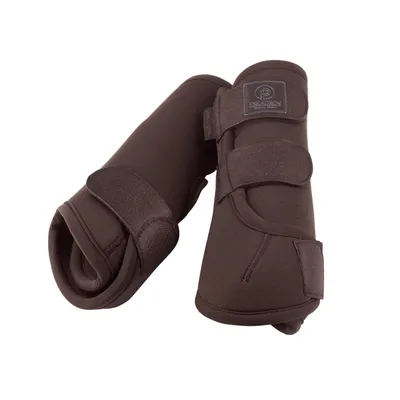 Produktbild von Eskadron Pferde Gamaschen Pro Dressage Front teak brown Platinum 2024, Größe:Pony
