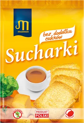Obrázek produktu pro Sucharki Mamut bez cukru 225 g