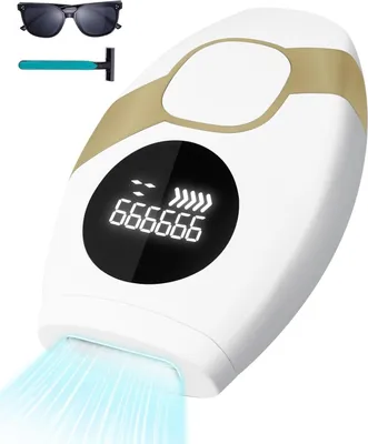 Produktbild von IPL Haarentfernungsgeräte mit 999.999 Lichtimpulsen, Manueller & Automatischer Modus, 5 Energiestufen, Schmerzloses Ergebnis, Geräte Haarentfernung