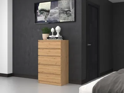 Image de Commode moderne, spacieuse et fonctionnelle, 5 tiroirs