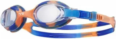 Produktbild von Tyr Swimple Tie Dye Kinderschwimmbrille Orange,Blau  Jungen,Mädchen Orange,Blau One Size