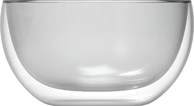 Image de set de 2 bols en verre à double paroi 310ml - Stylé et polyvalent Anthracite
