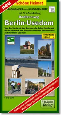 Produktbild von Radwander- und Wanderkarte Radweg Berlin-Usedom 1:50000