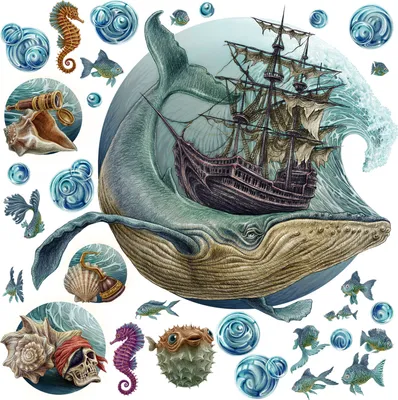 Obrázek produktu pro Pohádkový Svět – Samolepicí 3D samolepky na zeď – Tetování na stěnu – Samolepicí tapety – Nástěnná dekorace – Panel 3D – Dětský pokoj – 80x98 cm
