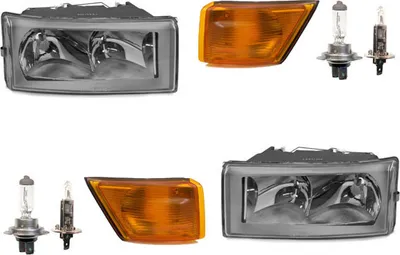 Produktbild von Scheinwerfer passend für Iveco Daily II 99-06 + H7 H1 Set Links Rechts + Blinker 500307755 0000500307755 500307754 0000500307754 500320426 5003 Johns