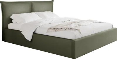 Produktbild von MIRJAN24 Polsterbett Pirkun, Doppelbett mit Bettkasten, Ehebett, Druckfeder, Lattenrost (Farbe: Kronos 46, Größe: 140x200 cm)