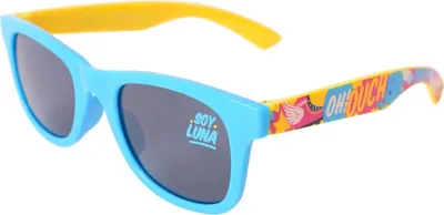 Produktbild von Soy Luna Kinder Mädchen Girl Sonnenbrille Kindersonnenbrille Sonnenschutz UV400 Brille Motivbrille Soy Luna Blau Gelb