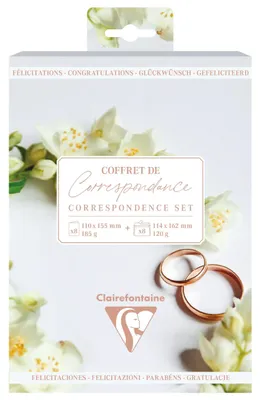 Produktbild von Clairefontaine5x Korrespondenzset Heirat - 81001C