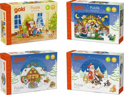 Produktbild von goki Minipuzzle Weihnachten, 1 Stk.