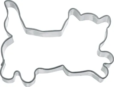 Productafbeelding van Keksa. Kat (kat). 65x40 mm, roestvrij staal