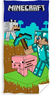 Obrázek produktu pro Dětská osuška Minecraft Objev svůj Svět