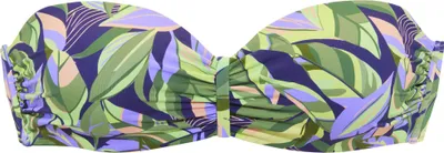 Produktbild von s.Oliver Bügel-Bandeau-Bikini-Top Avin grün-blau bedruckt Größe 36 Cup B