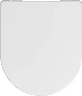 Produktbild von Saqu WC-Sitz 37,2x41,8 cm - Weiß - Toilettendeckel mit Absenkautomatik,