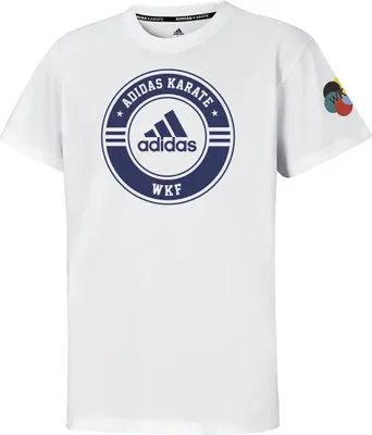 Produktbild von adidas WKF Karate T-Shirt weiss Größe - XS