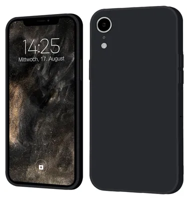 Produktbild von Hülle für Apple iPhone XR Case Cover Bumper Smartphone Softgrip Schutzhülle Farbe: Schwarz