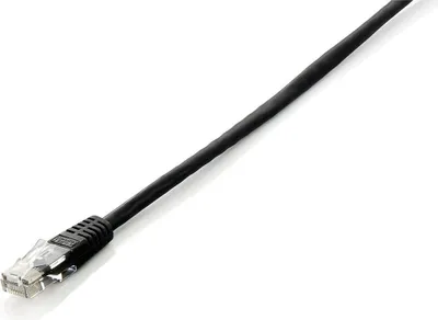 Image de Equip Patchkabel Cat6 U/UTP 2xRJ45 5.00m schwarz PVC Polybeutel