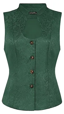 Produktbild von Solidchoice – Steampunk-Blumenmuster-Jacke aus Jacquard für Damen