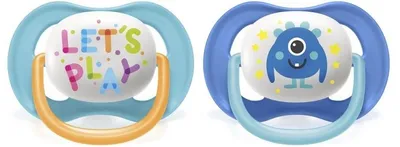Zdjęcie produktu dla Philips AVENT ultra air SCF080/10 smoczek, Klasyczny smoczek dziecięcy, Ortodontyczne, Silikon, Chłopak, dziewczyna, Możliwość umycia w zmywarce