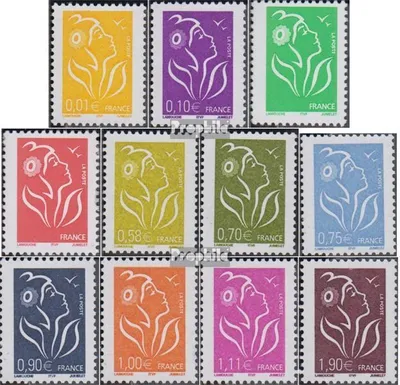 Produktbild von Briefmarken Frankreich 2005 Mi 3884I y A-3894I y A (kompl.Ausg.) postfrisch Freimarken: Marianne