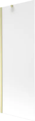 Produktbild von Mexen Next Badewannenwand 1-flügelig 70 x 150 cm, matt, gold gebürstet - 895-070-000-00-30-55