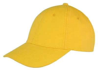 Image de Casquette de baseball unie Result Core Memphis FK623 (taille unique) (jaune)