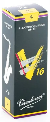 Tenorsaxophon-Rohrblatt V16, Stärke 4, 10er-Pack