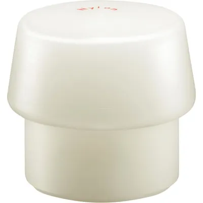 Productafbeelding van Halder Schonhammerkop, diameter 40 mm, nylon, wit, hard, voor Simplex schroefverbindingen - 3208040