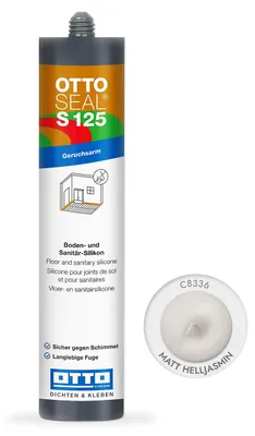 Produktbild von OTTOSEAL S 125 Boden- und Sanitär-Silikon 310 ml Kartusche C8336 matt-helljasmin - 1255408