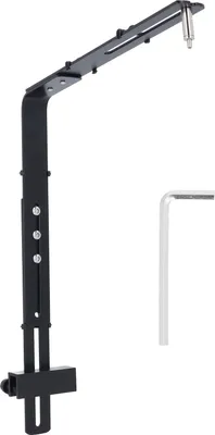 Zdjęcie produktu dla Fischtank Leichthalterung Aluminiumlegierung professionell einstellbare Höhe Aquarium Stand Kit zum hängenden Lampenschwarz