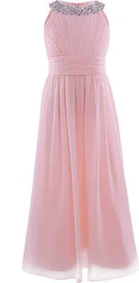 Zdjęcie produktu dla Sukienki dla dziewczynek Sukienka księżniczki Rozmiar 176 Cm Długa sukienka bez rękawów Sukienka wieczorowa Sukienka Party Sukienka Flower Girl