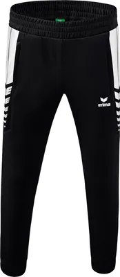 Productafbeelding van Erima Six Wings Worker Broek Kinderen - Wit / Zwart | Maat: 140