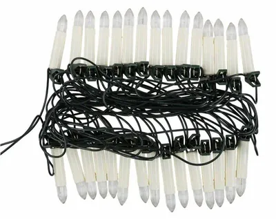 Produktbild von 6x Lichterkette Kerzenlichter 30 LED warmweiß für Innen 16m, Wachsoptik