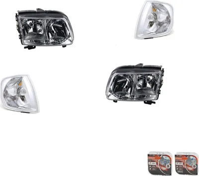 Immagine prodotto di Johns, fari + Osram Night Breaker Laser adatto per VW Polo 6N dal 99-01 + L R 6N1941017AA 6N1941017AB 6N1941018AB 6N1941018AA 6N0953041N 6N095
