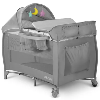 Zdjęcie produktu dla Łóżeczko turystyczne 125x65x78cm RK-242 szare