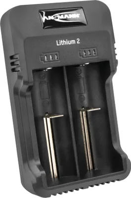 Produktbild von ANSMANN Akku Ladegerät mit LED für 1-2 NiMH Akkus & Li-Ion 3,6V/3,7V