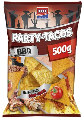 Produktbild von XOX Party-Tacos BBQ 500g