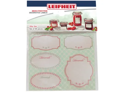 Productafbeelding van Deko etiketten, pastelkleuren