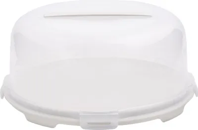 Obrázok produktu pre Kontajner na tortu 34x15 cm Prepravný box na tortu Okrúhly kontajner na tortu Kontajner na potraviny Skladovací kontajner svetlo béžový