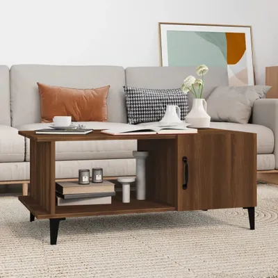 Produktbild von Couchtisch Braun Eichen-Optik 90x50x40 cm Holzwerkstoff , Couchtische Design 2024