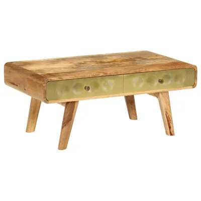 Zdjęcie produktu dla vidaXL Stolik kawowy z litego drewna mango 90x50x40 cm